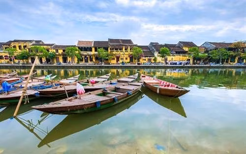 会安古城美景。图自互联网 会安古城美景。图自互联网