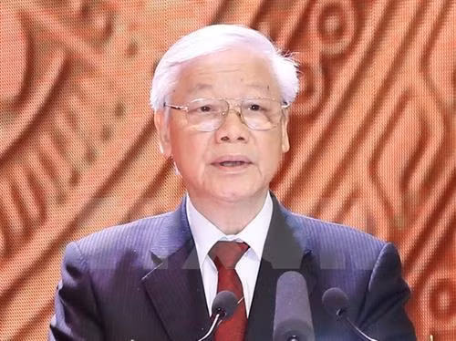 越共中央总书记阮富仲从7月20日至22日对柬埔寨进行国事访问。(图片来源:越通社) 越共中央总书记阮富仲从7月20日至22日对柬埔寨进行国事访问。(图片来源:越通社)