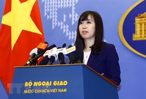 越南外交部发言人黎氏秋姮。越通社记者 安灯摄