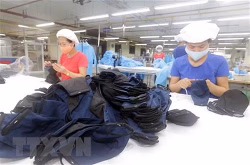 资料图:越南出口近4.16万只口罩 。图自越通社 资料图:越南出口近4.16万只口罩 。图自越通社