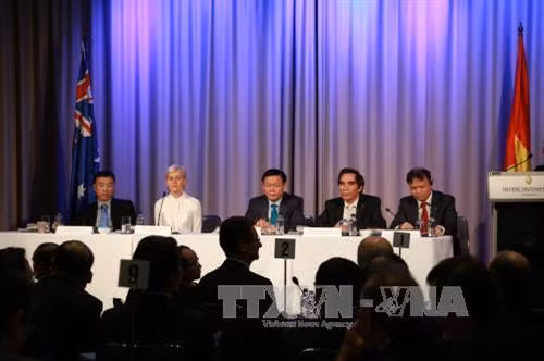 王廷惠出席越澳企业对话会。(图片来源:越通社) 王廷惠出席越澳企业对话会。(图片来源:越通社)