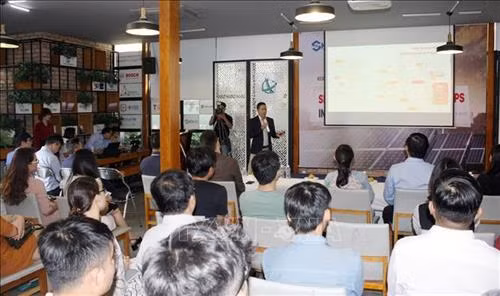研讨会场景。图自越通社