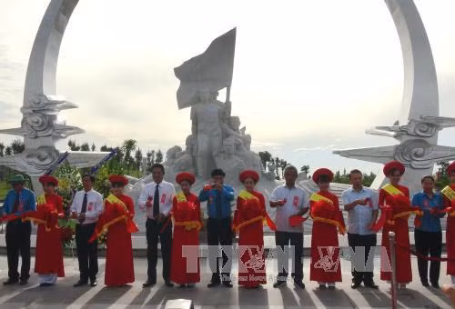 庆和省鬼鹿角战士纪念区一期工程正式落成。(图片来源:越通社) 庆和省鬼鹿角战士纪念区一期工程正式落成。(图片来源:越通社)