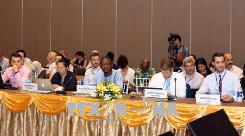 全球环境基金(GEF)第六届成员国大会场景。（图片来源：越通社）