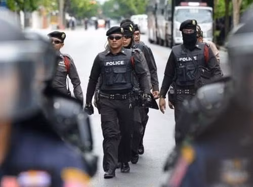 泰国警方。图自AP 泰国警方。图自AP