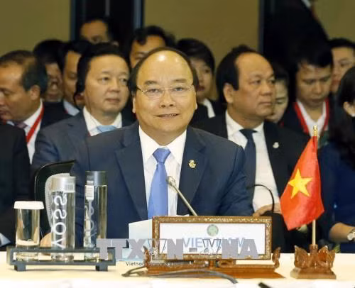 政府总理阮春福出席第九届柬老缅越合作峰会。越通社记者 统一 摄