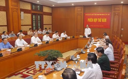 会议场景。越通社记者 颜创 摄