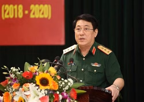 资料图：越南人民军总政治局主任梁强上将。 图自越通社