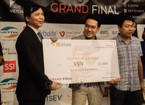 人工职能措施供应商-VVN AI措施荣获二等奖。图自越通社