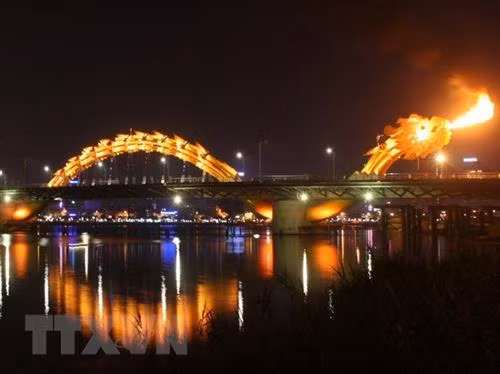 岘港市夜景 图自互联网