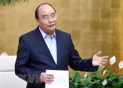 政府总理阮春福。越通社记者 统一 摄 政府总理阮春福。越通社记者 统一 摄