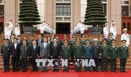 韩国国防部长宋永武对越南进行正式访问 ảnh 3 韩国国防部长宋永武对越南进行正式访问 ảnh 3