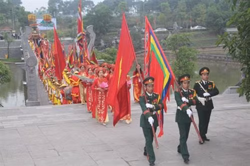 雒龙君国祖拜祖大典。(图片来源:互联网) 雒龙君国祖拜祖大典。(图片来源:互联网)
