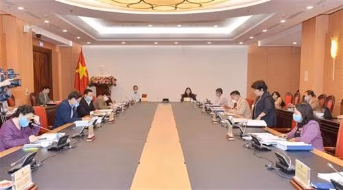 会议全景。图自越通社 会议全景。图自越通社