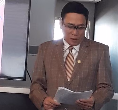 得乐省人民委员会副主席武文耿在座谈会上发表讲话。图自http://vpubnd.daklak.gov.vn/