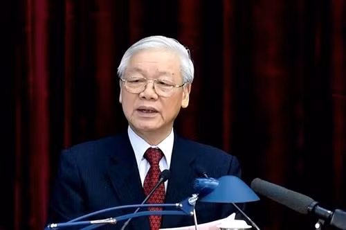 越共中央总书记、国家主席阮富仲。图自越通社