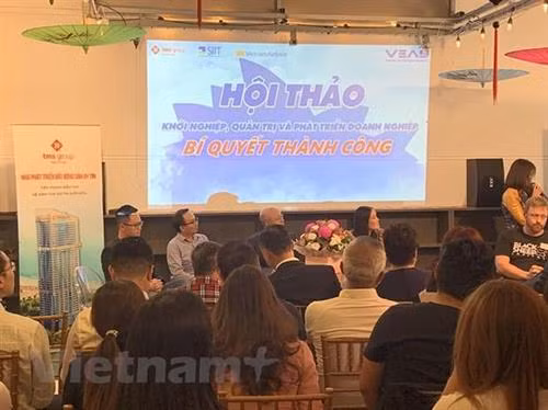“创业、管理和发展企业:成功的秘诀”研讨会在悉尼召开。图自越通社 “创业、管理和发展企业:成功的秘诀”研讨会在悉尼召开。图自越通社