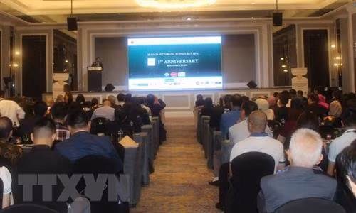 研讨会场景。图自越通社 研讨会场景。图自越通社