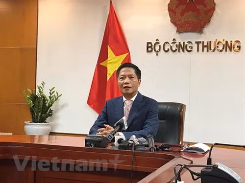 越南工贸部部长陈俊英。图自越通社