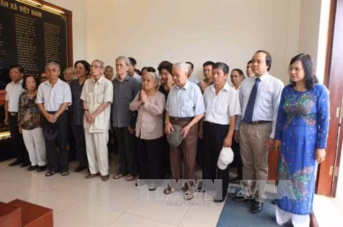 越通社举行越南伤残军人与烈士日70周年纪念活动。(图片来源:越通社) 越通社举行越南伤残军人与烈士日70周年纪念活动。(图片来源:越通社)