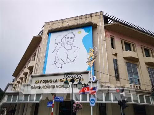 河内市为美朝领导人第二次会晤做好准备。图自越通社 河内市为美朝领导人第二次会晤做好准备。图自越通社