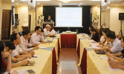 《2030年知识产权战略(草案)》征集意见座谈会4月3日在胡志明市举行。图自越通社 《2030年知识产权战略(草案)》征集意见座谈会4月3日在胡志明市举行。图自越通社