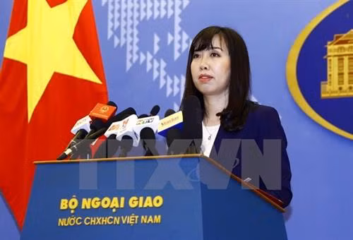 越南外交部发言人黎氏秋姮。(图片来源:越通社) 越南外交部发言人黎氏秋姮。(图片来源:越通社)