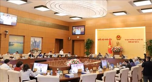 会议场景。图自越通社