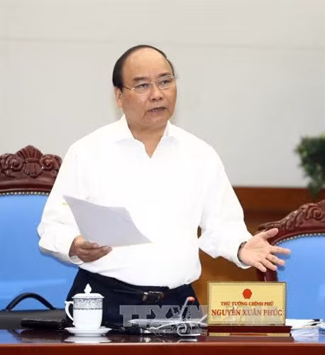 阮春福总理在会上发表讲话。(图片来源:越通社) 阮春福总理在会上发表讲话。(图片来源:越通社)