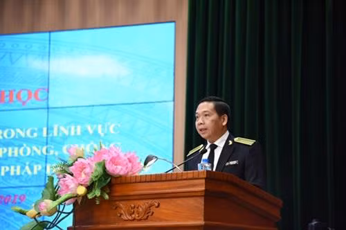 越南国家审计署副审计长邓世荣发表讲话 图自互联网 越南国家审计署副审计长邓世荣发表讲话 图自互联网