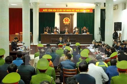 庭审现场。（图片来源：越通社）