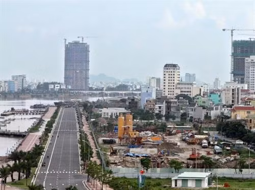 岘港市一角。图自越通社 岘港市一角。图自越通社