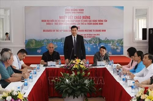 会见场景。图自越通社 会见场景。图自越通社
