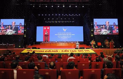 2018-2021年任期越南青年企业家协会第六届全国代表大会 图自越通社