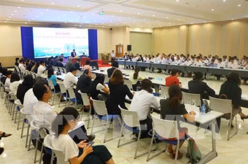 会议场景。图自越通社 会议场景。图自越通社