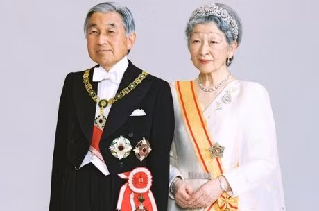 日本天皇和皇后。(图片来源:越通社) 日本天皇和皇后。(图片来源:越通社)
