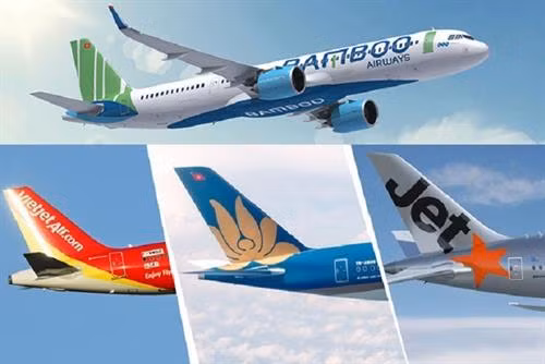 2019年越南各家航空公司旅客运输量达近5500万人次。图自互联网 2019年越南各家航空公司旅客运输量达近5500万人次。图自互联网