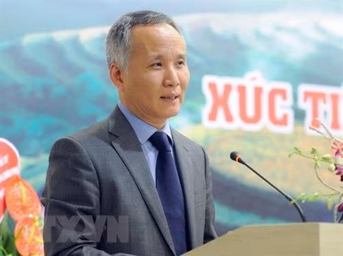 越南工贸部副部长陈国庆。图自越通社 越南工贸部副部长陈国庆。图自越通社