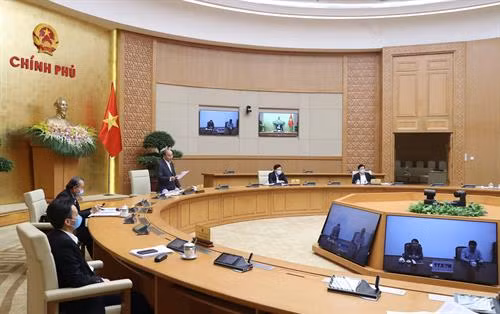 会议场景。图自越通社