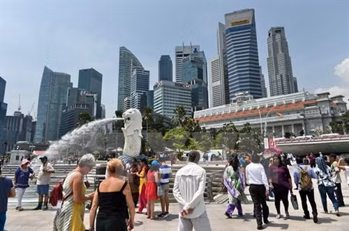 附图:新加坡一角。(图片来源:越通社) 附图:新加坡一角。(图片来源:越通社)