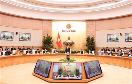 会议全景。(图片来源:越通社) 会议全景。(图片来源:越通社)