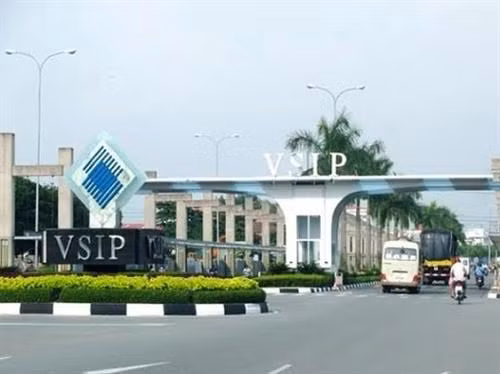 资料图：乂安省VSIP工业区。（图片来源于互联网）