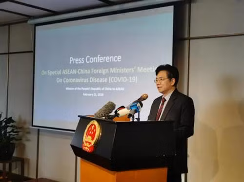 中国驻东盟大使邓锡军。图自互联网 中国驻东盟大使邓锡军。图自互联网