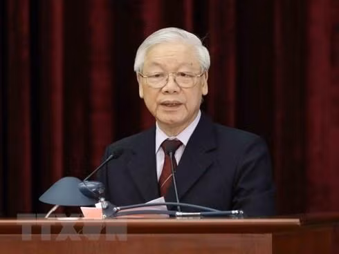 越共中央总书记、国家主席阮富仲。图自越通社