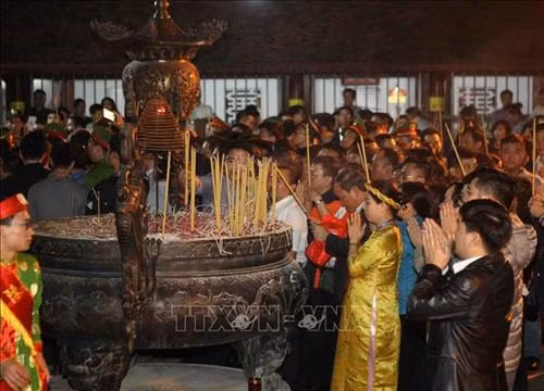 2019己亥春节陈祠开印仪式隆重举行。图自越通社