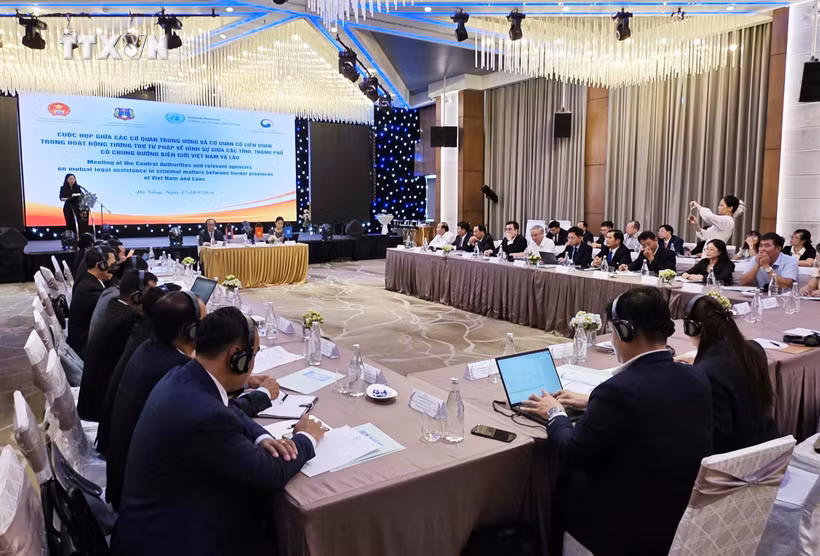 会议场景。图自越通社