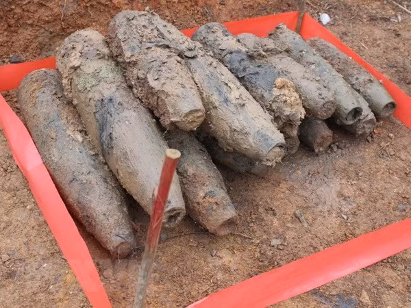 广治省：发现并成功处理装有144种爆炸物的地下掩体