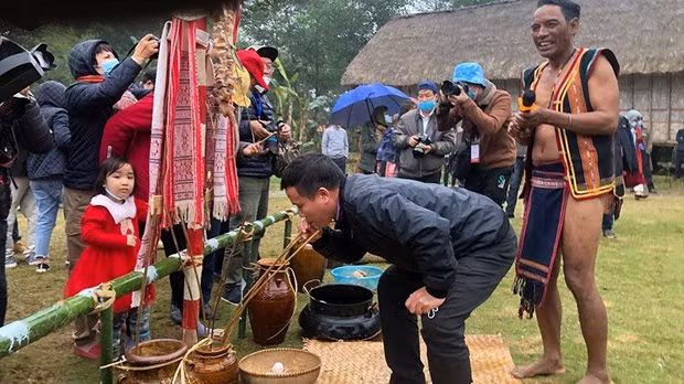 越南各民族文化旅游村在3月份举行多项丰富、最具吸引力的活动
