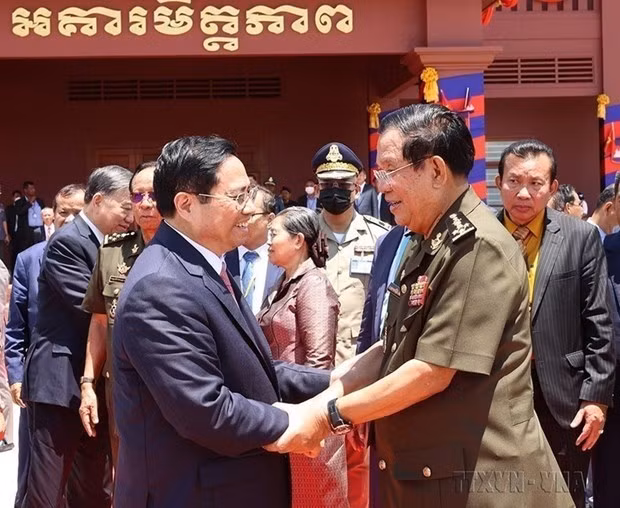 越柬建交55周年：柬埔寨副首相索昆希望柬越的关系越来越牢固