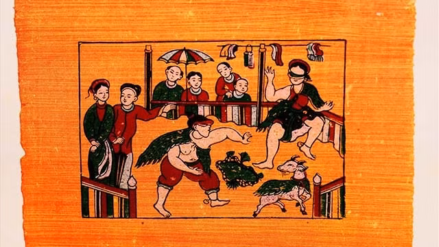 越南民间画引起法国学者的喜爱